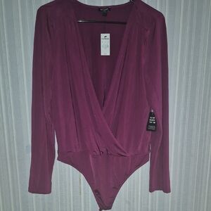 Express Deep Purple Bodysuit